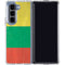 Lithuania Flag Distressed Galaxy Z Fold5 5G Clear Case
